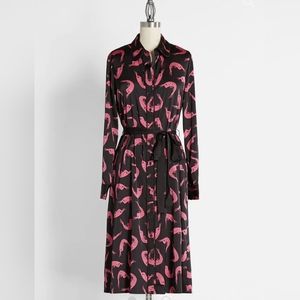 Modcloth Prawns Til Dawn Shirt Dress